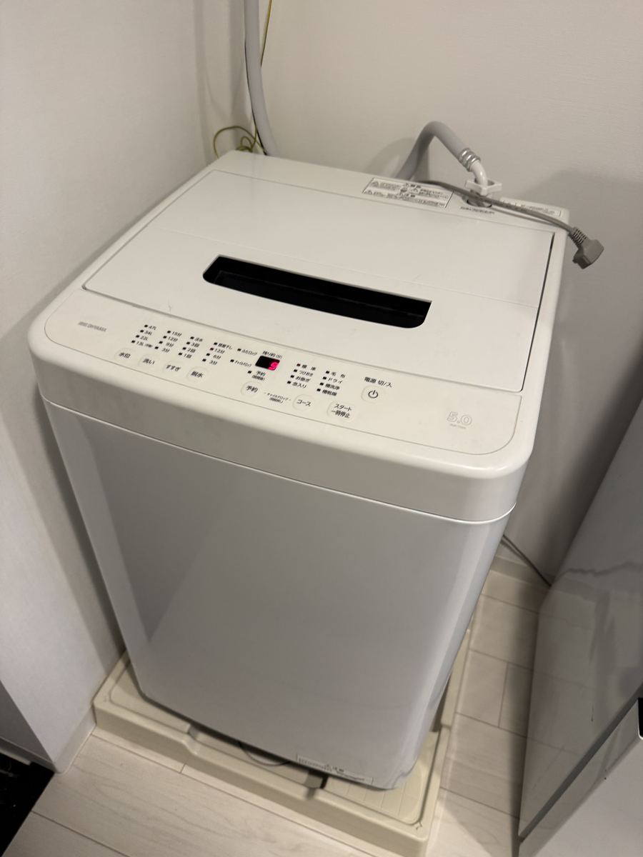 KUMAGO 送到府並安裝完成的洗衣機（大阪租屋處實拍）